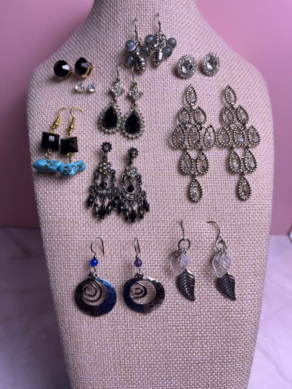 10 pairs of earrings- Lot Bundle